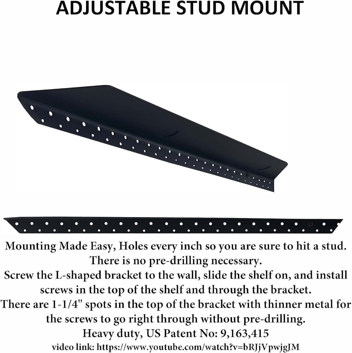 joelsantiques 72 Inch Wooden Floating Shelves for Wall - 72x6x2 in - Made of Natural Wood - Short