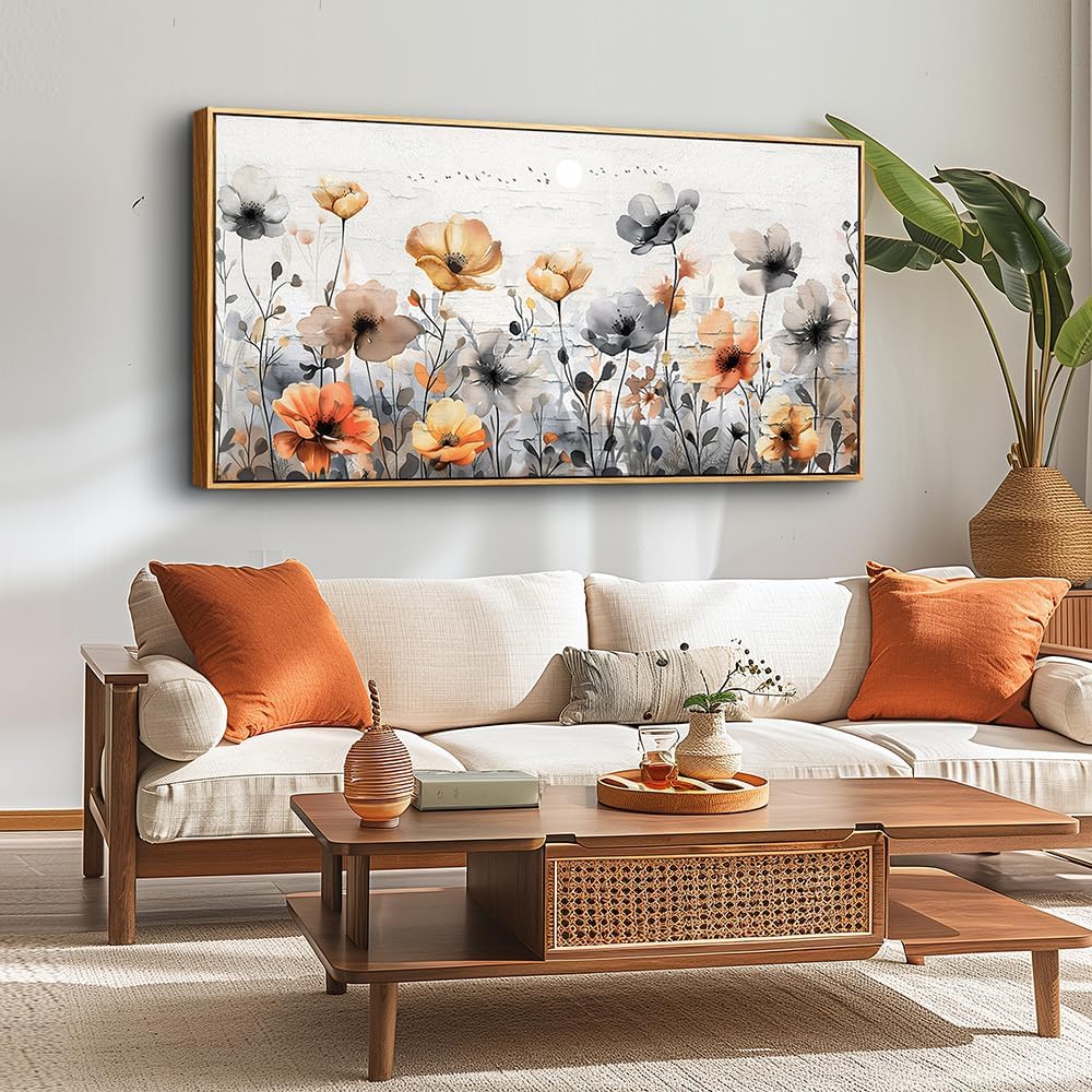 ZUITINGHUA Wood Framed Canvas Wall Art For Living Room Large Wall Decor For Office Bedroom