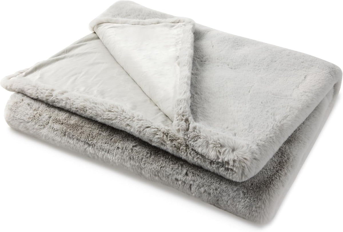 Nuzzie Snuggle Luxe Premium Soft Eco-Conscious Cozy Throw Blanket for Perfect Comfort - Earl Grey