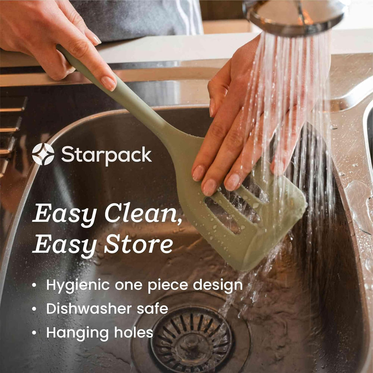 Starpack 'Stir & Serve' Silicone Cooking Utensils Set (5 Pcs) - Kitchen Utensils Set Heat Resistant