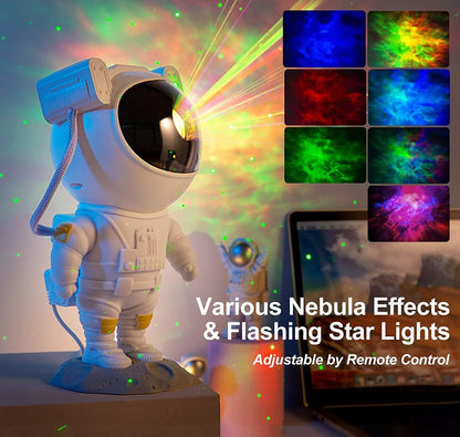 SFOUR Astronaut Galaxy Projector Night Light，Lights for Bedroom,Kids Room Decor Aesthetic
