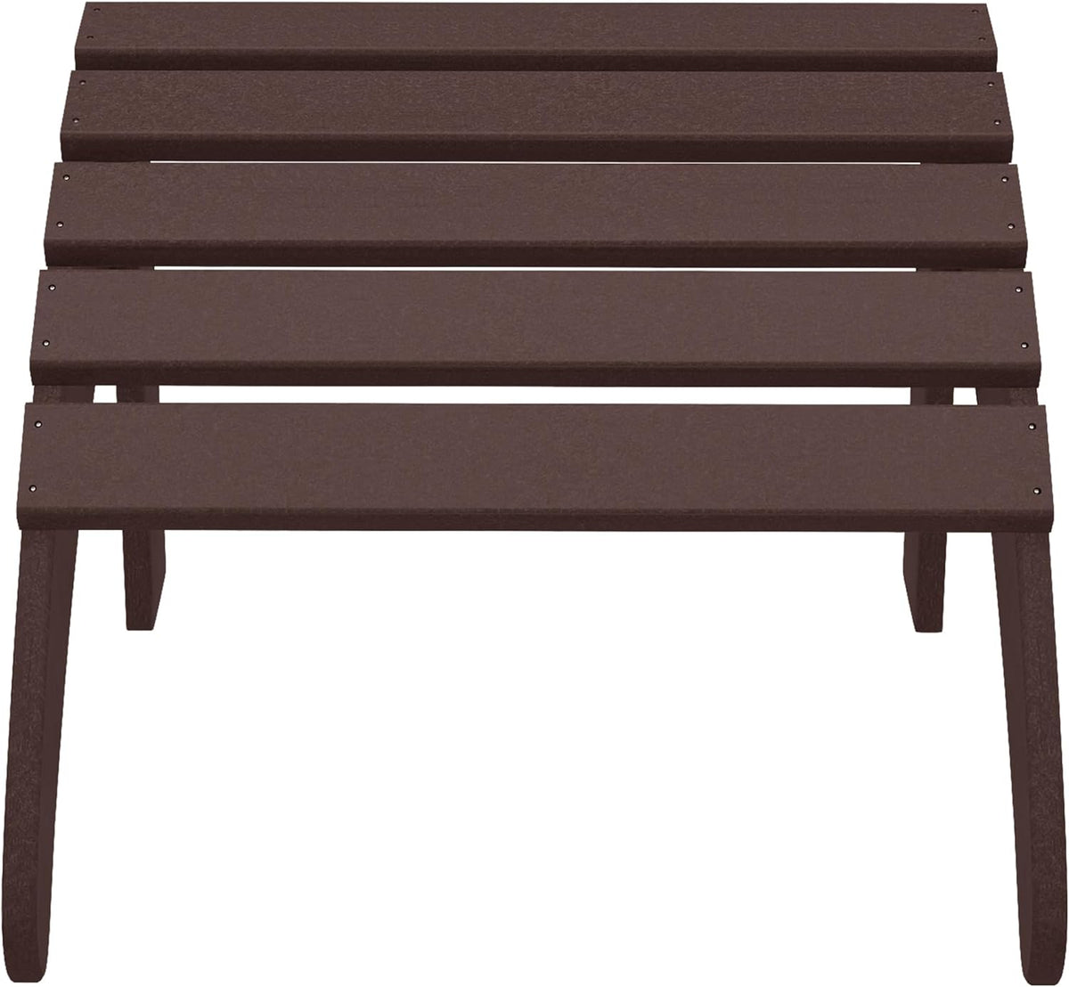 WestinTrends Outdoor Ottoman, Patio Adirondack Ottoman Foot Rest, All Weather Poly Lumber Folding