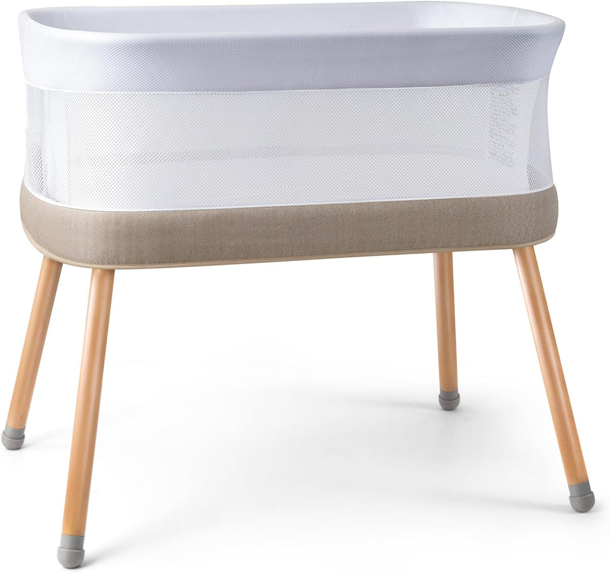 Rocking Bassinet for Baby 3 Speeds Electric Bedside Sleeper with White Noise, Automatic Bedside