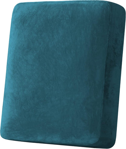 H.VERSAILTEX Velvet Stretch Couch Cushion Cover Plush Cushion Slipcover for Chair Cushion Furniture