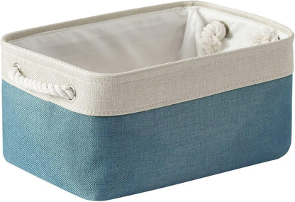 TheWarmHome Fabric Storage Bin with Handles,Storage Basket for Home Storage and Organization, Shelf