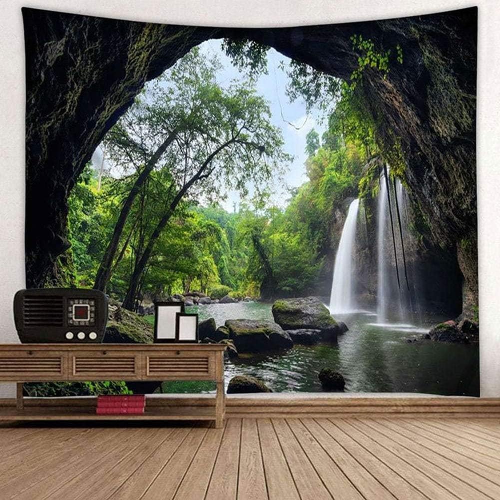 Llamazing Forest Landscape Tapestry for Home Decor - Living Room Bedroom Decoration Magic Curtain