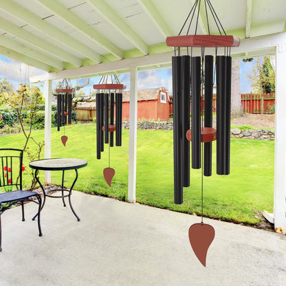 Wind Chimes for Outside, Memorial Wind Chimes with 6 Long Metal Tubes, Sympathy Wind Chime with