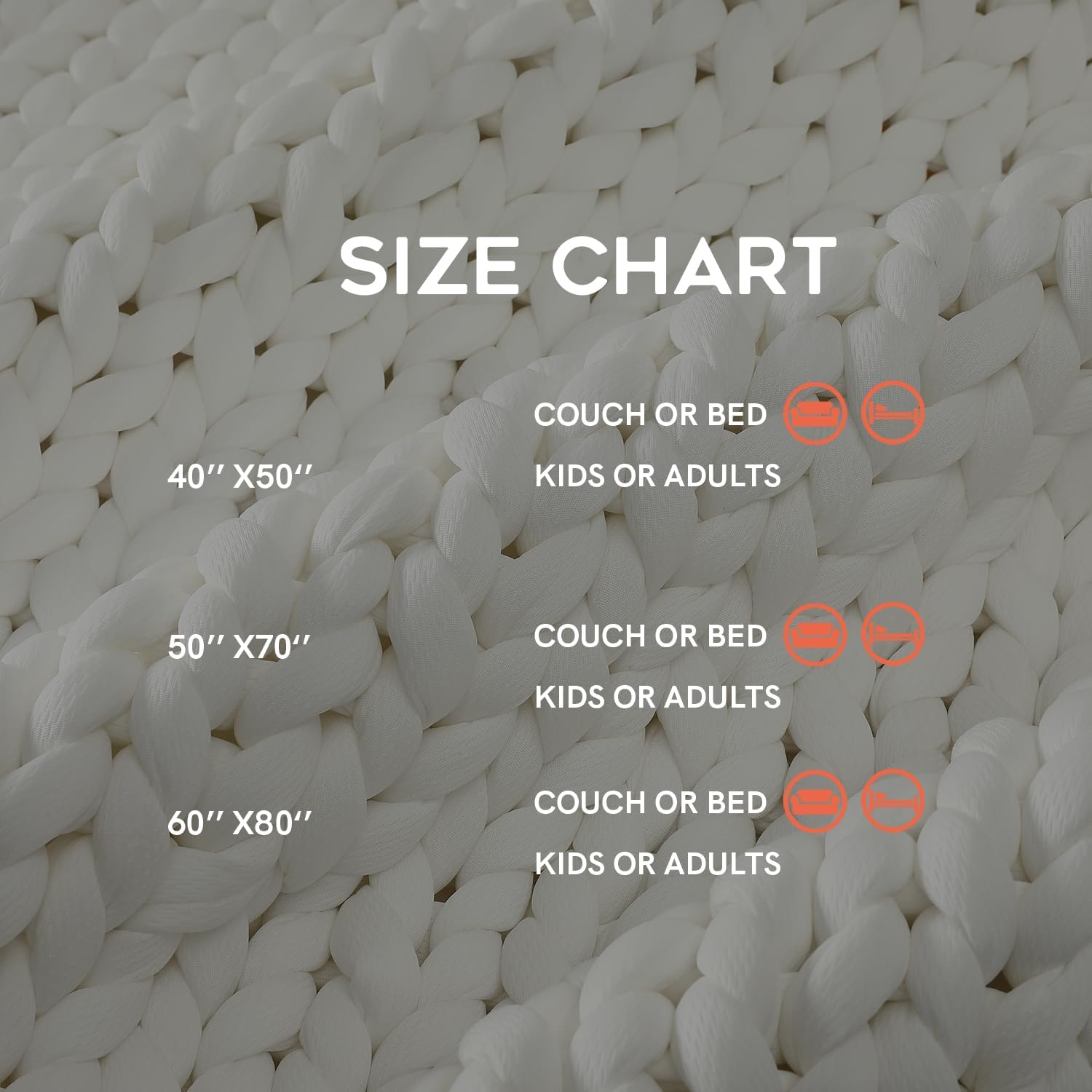 YnM Cooling Chunky Throw Blanket, Medium-Weight, Hand Knitted, Skin Friendly, Ventilated and