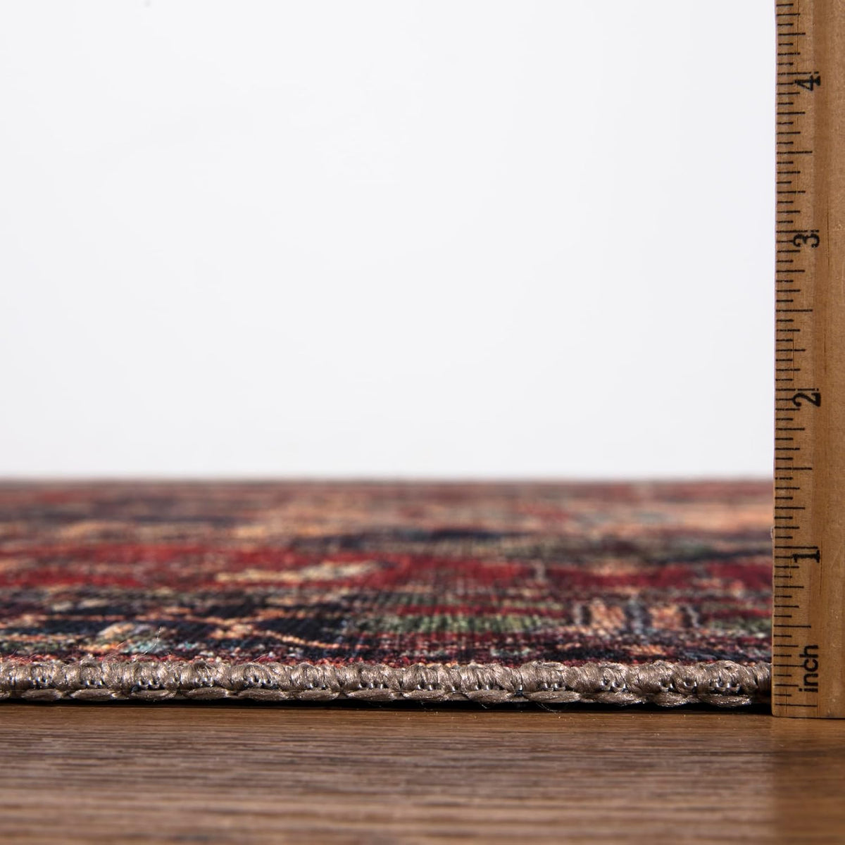 Keen Home Design 5x7 Rug - Machine Washable Area Rug with Non-Slip Backing, Ideal for Living Room