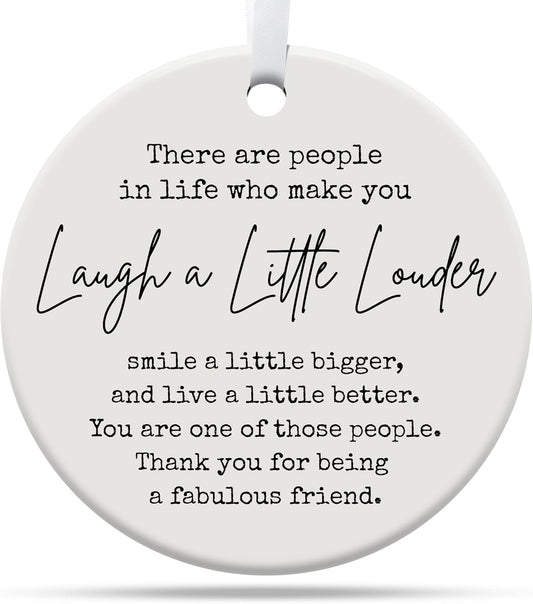 Friendship Gifts for Women, Best Friend, Funny, Work Besties, Sister, Friend Ornaments for Women