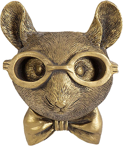 GUASDIE Animal Wall Decor: Faux Deer Head Mount, Resin Animal Head Wall Hanging for Living Room