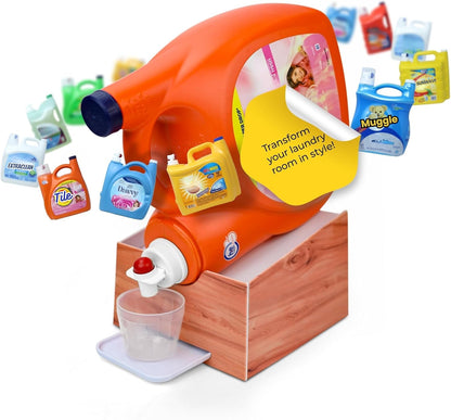 Skywin Laundry Room Organizer and Drip Tray - Soap Cup Storage for Liquid Detergent Containers