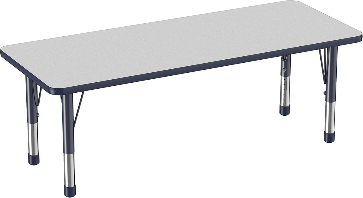 Factory Direct Partners FDP Rectangle Activity School and Classroom Kids Table (24 x 60 inch)
