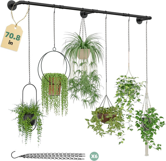 Plant Hanger Indoor with 6 Hanging Chains Hanging Planters for Indoor Plants Hanging Plant Holder