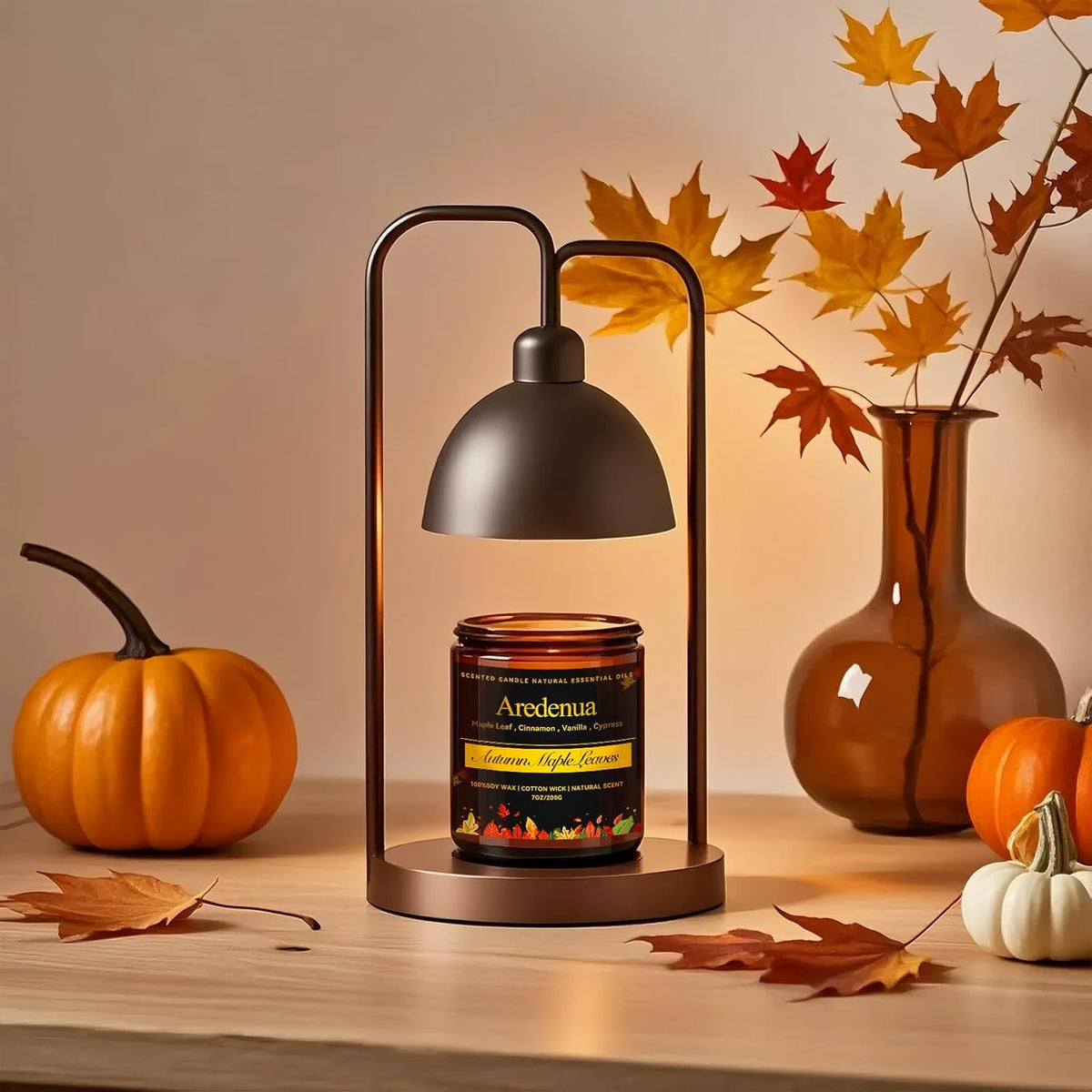 Fall Candles Set | 4 Pack Autumn Scented Candles, Soy Candles for Home Scented, Cozy Seasonal