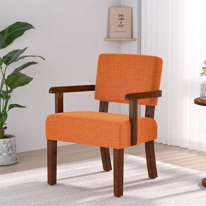Accent Chair, Living Room Chairs Oversized with Soft Seat and Armrests for Dinning, Bedroom