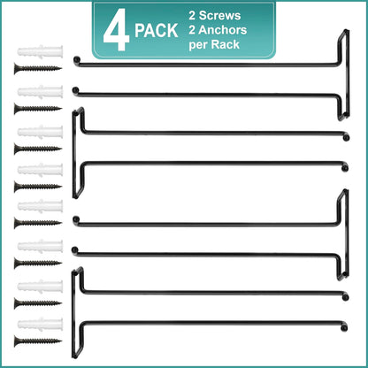 Sorbus Wine Glass Holder - 12 Inch Wall Mounted Wine Glass Rack for Under Cabinet Organization and