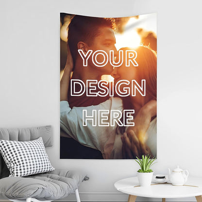 Custom Tapestry For Wall Bedroom Custom Backdrop Personalized Image Text Photo Customized Funny