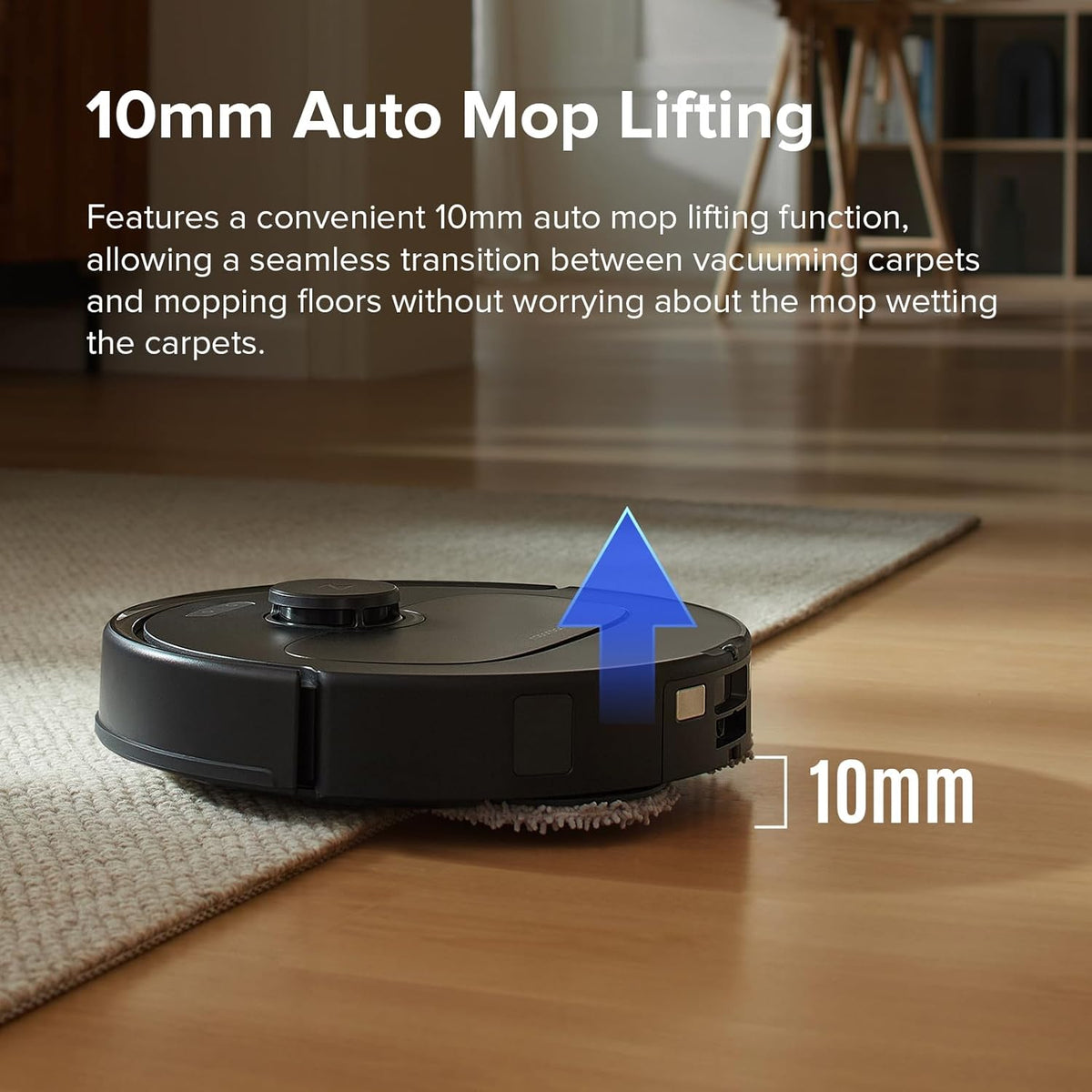 roborock Qrevo S Robot Vacuum and Mop, Self-Drying, Auto Mop Washing, 7000Pa Suction, Self-Emptying