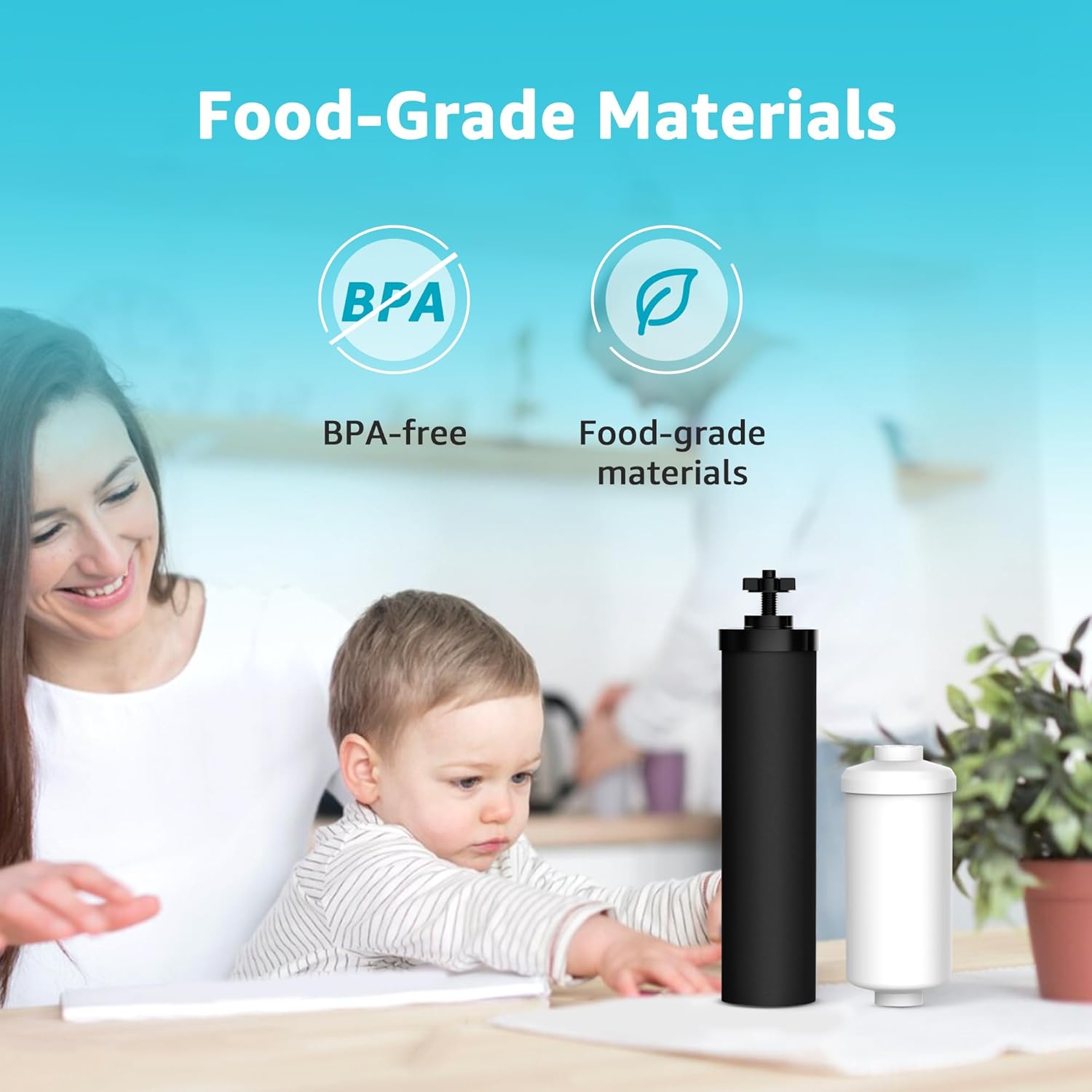 AQUACREST NSF/ANSI 42&372 Standard Water Filter, Replacement for Berkey® Gravity Water Filter