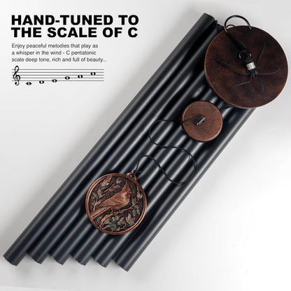 Vanquer Large Wind Chimes for Outside Deep Tone - 46'' Outdoor Clearance, Windchimes Outdoors