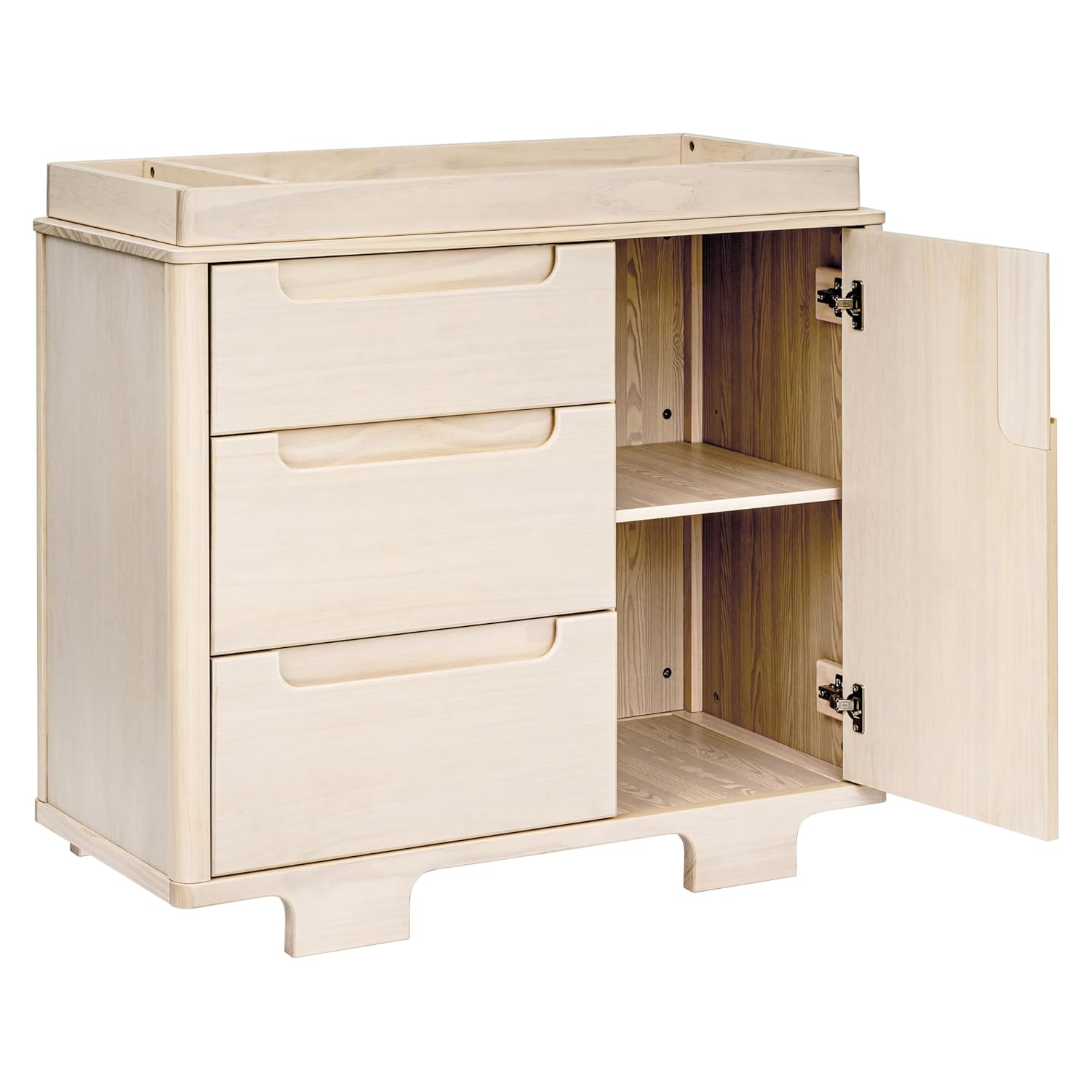 Babyletto Yuzu 3-Drawer Dresser in Washed Natural, Greenguard Gold Certified