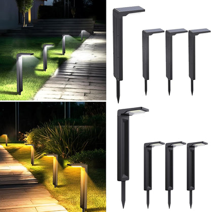 Sunvivo Solar Path Lights,2 Modes(Cold White or Warm White),Bright Solar Path Light Outdoor