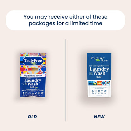 Laundry Detergent for Sensitive Skin | Gentle & Safe for Baby Clothes | Plant-Based | 4 Pack Refill