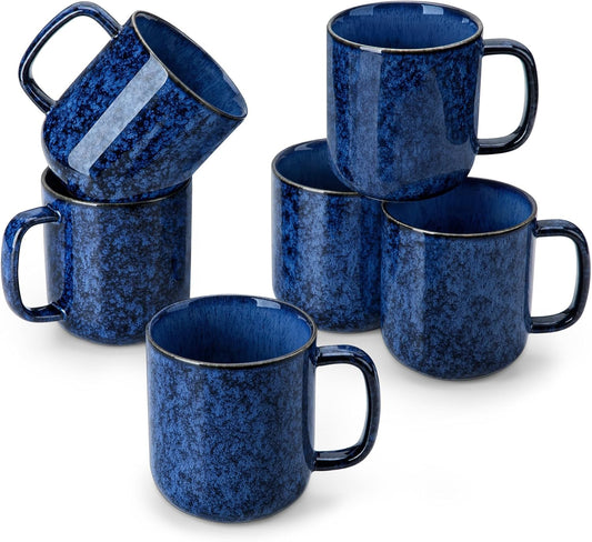 vancasso STARRY Coffee Mugs Set, 16 oz Ceramic Coffee Cups for Americano Hot Tea Iced Coffee Cold