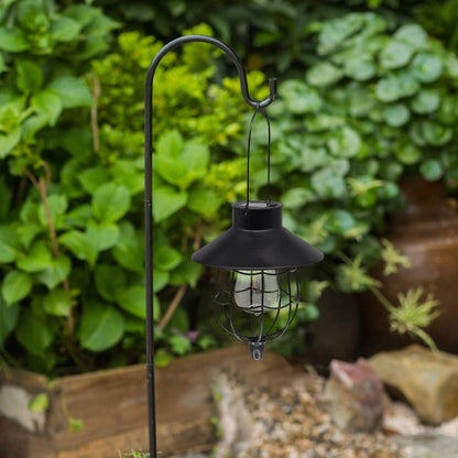 YAKii 6 Pack Solar Lantern Hanging Waterproof Outdoor Metal Solar Lamp with Warm White Light