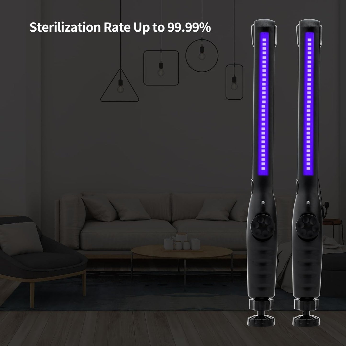 UV Light Sanitizer – Portable UV Light Wand – Rechargeable Handheld Device for Reducing Bacteria