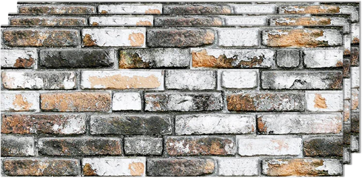 IZODEKOR 3D Stone Effect Wall Panels - Faux Stone Paneling for Living Room, Kitchen, Bathroom and