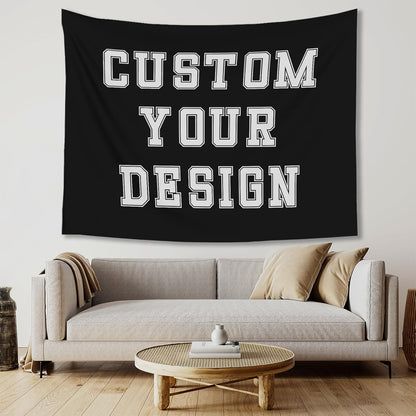 Custom Tapestry For Wall Bedroom Custom Backdrop Personalized Image Text Photo Customized Funny