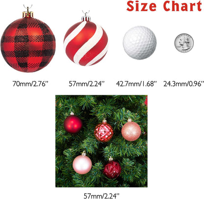 Every Day is Christmas Ornaments, Shatterproof Christmas Tree Ornament Set, Christmas Balls