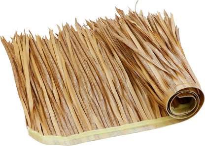 39.5" Tiki Straw Roof Thatch-Mexican Style Artificial Palm Thatch Rolls, Tiki Bar Hut Grass Duck
