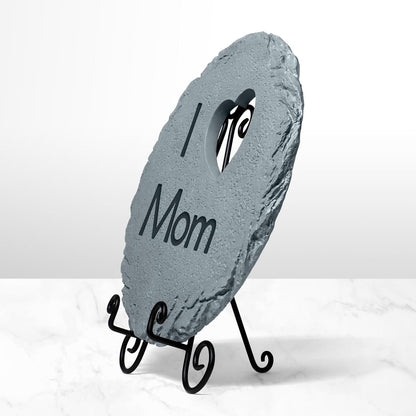 Let's Make Memories Personalized Garden Stone - Resin - Custom Garden Décor - Round Stone with