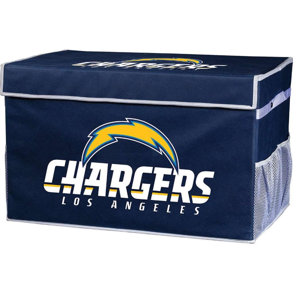 NFL Los Angeles Chargers NFL Team Licensed Collapsible Storage Footlocker Bin Smallnfl Team