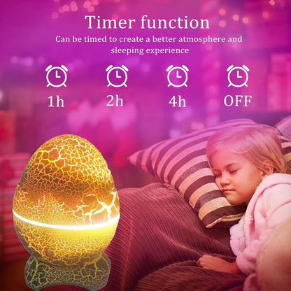 XQBX Dinosaur Egg Galaxy Projector Glow in The Dark Stars for Ceiling Room Decor Aesthetic led