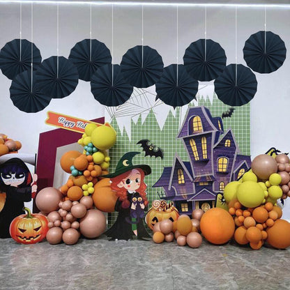 Black Party Decorations,Halloween Decor Events Accessories,Black Birthday Decorations,Anniversary