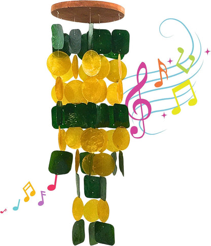 Bellaa 24896 Wind Chimes Outdoor, Garden Decorations, Musical, Indoor/Outside Windchimes, Beach
