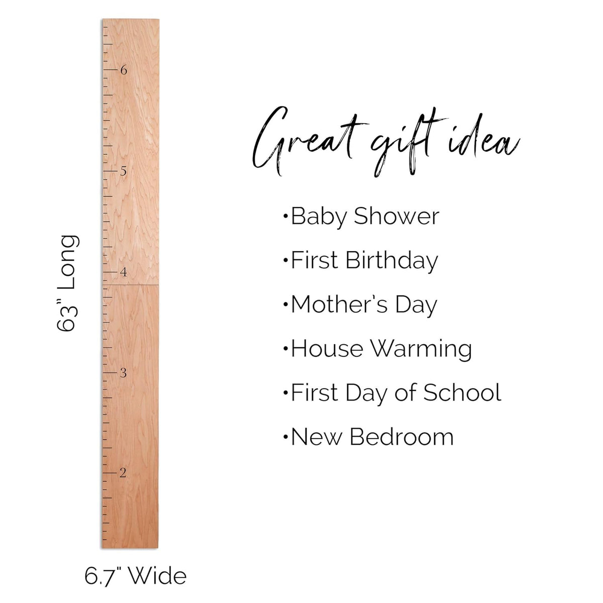 Wood Growth Chart for Wall - Growth Chart Wood Growth Chart for Kids Wooden Ruler Growth Chart