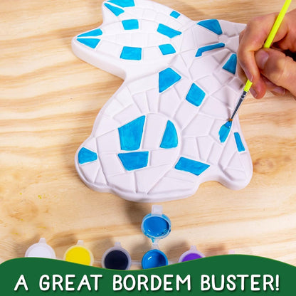 Creative Roots Paint Your Own Bunny Garden Stone, Craft Kits, Stepping Stones Kit for Kids