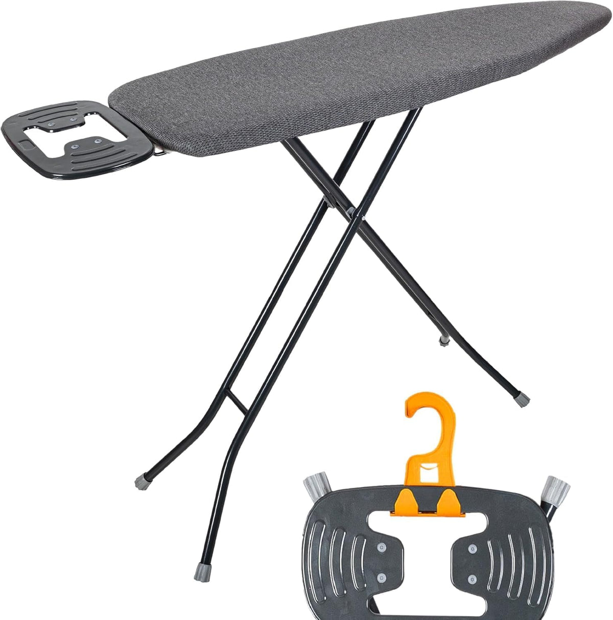 Ironing Board with Iron Rest, Iron Board with 3 Layers Extra Thick Cover, Compact and Space Saver