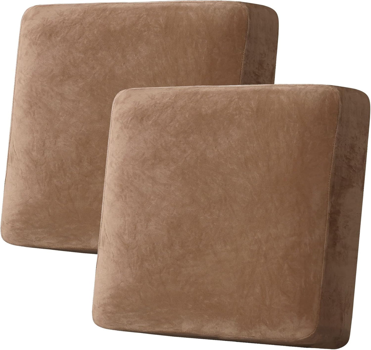 H.VERSAILTEX Velvet Stretch Couch Cushion Cover Plush Cushion Slipcover for Chair Loveseat Sofa