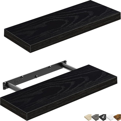 QEEIG Floating Shelves for Wall Bathroom Shelf Bedroom Kitchen Living Room Farmhouse Small Book