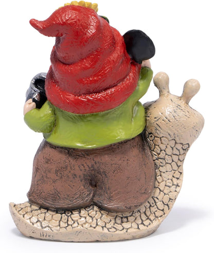 Hodao Spring Garden Gnome Decoration Flower Animal Ornaments Decor Gifts Spring Gnomes for Garden