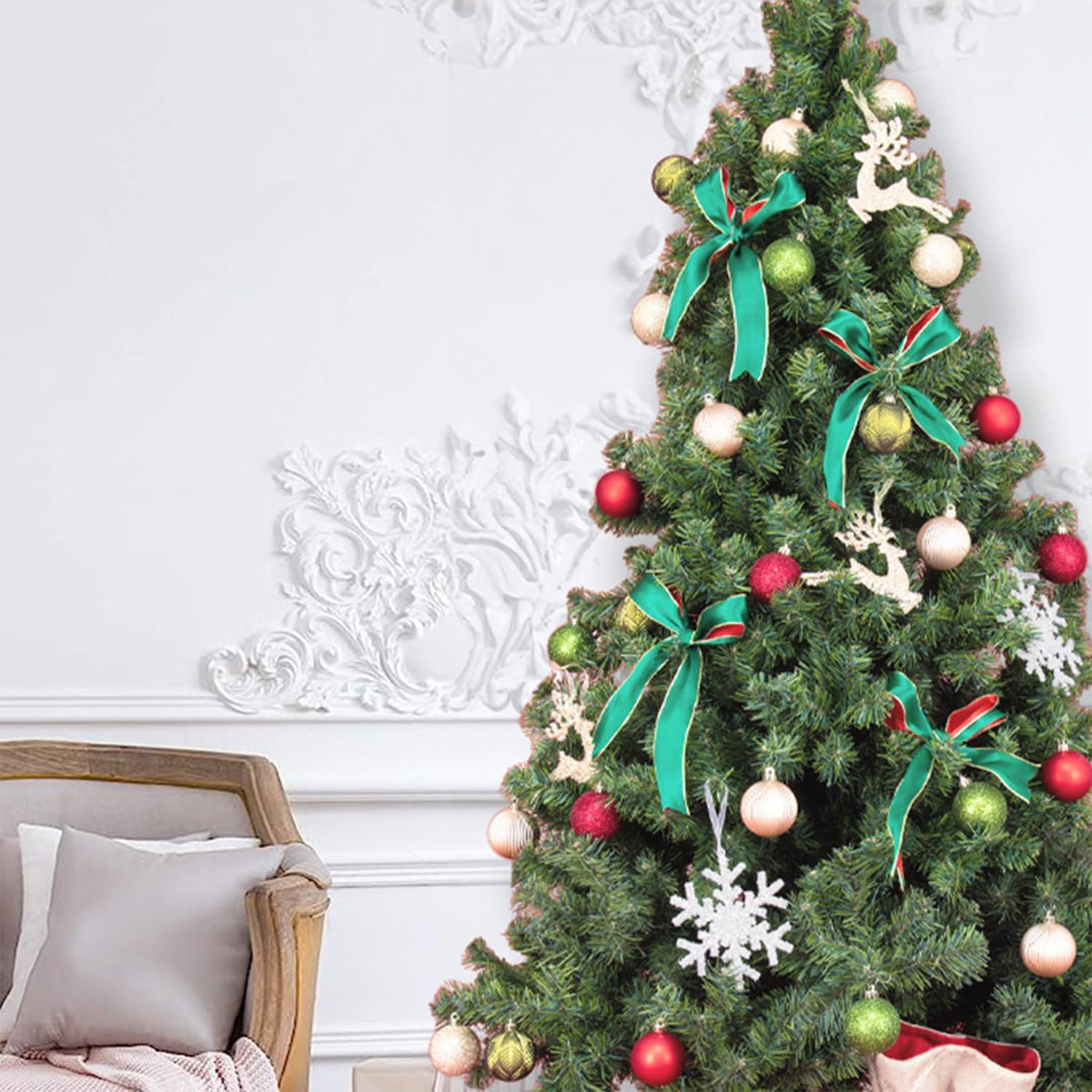 Every Day is Christmas Ornaments, Shatterproof Christmas Tree Ornament Set, Christmas Balls