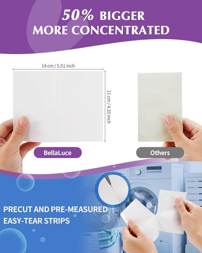 Laundry Detergent Sheets - 240 Loads Girls Lavender Laundry Sheets for Dorm,College,Home
