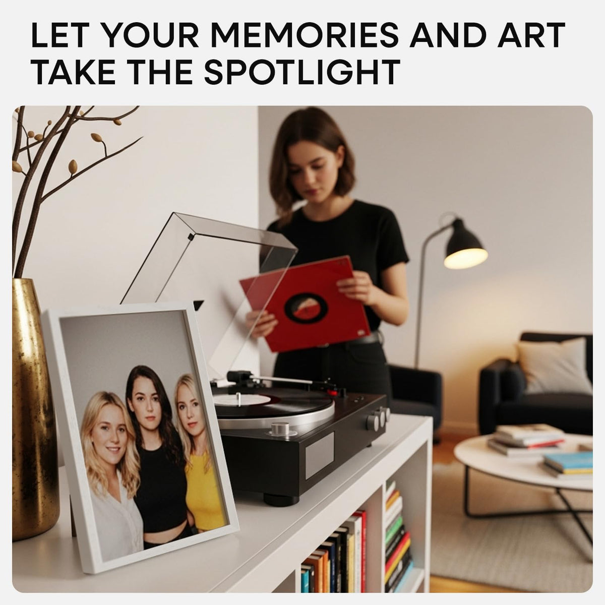 Homeforia 8x12 Picture Frame White, High End Oak 8 x 12 Wood Frames with Mat 6 by 8 Print, 8by12