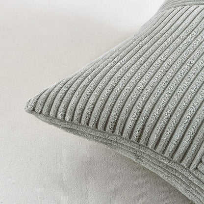 Fancy Homi 2 Packs Grey Lumbar Decorative Throw Pillow Covers 12x20 Inch for Living Room Couch Bed